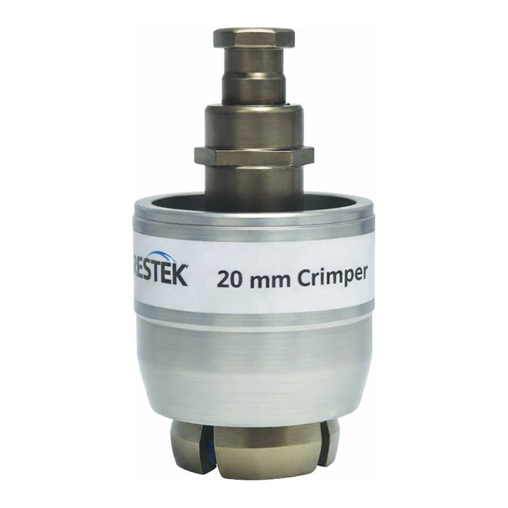 Restek Interchangeable Jaws, 20mm Crimper Jaw Set, For use With High Power Crimping Tool