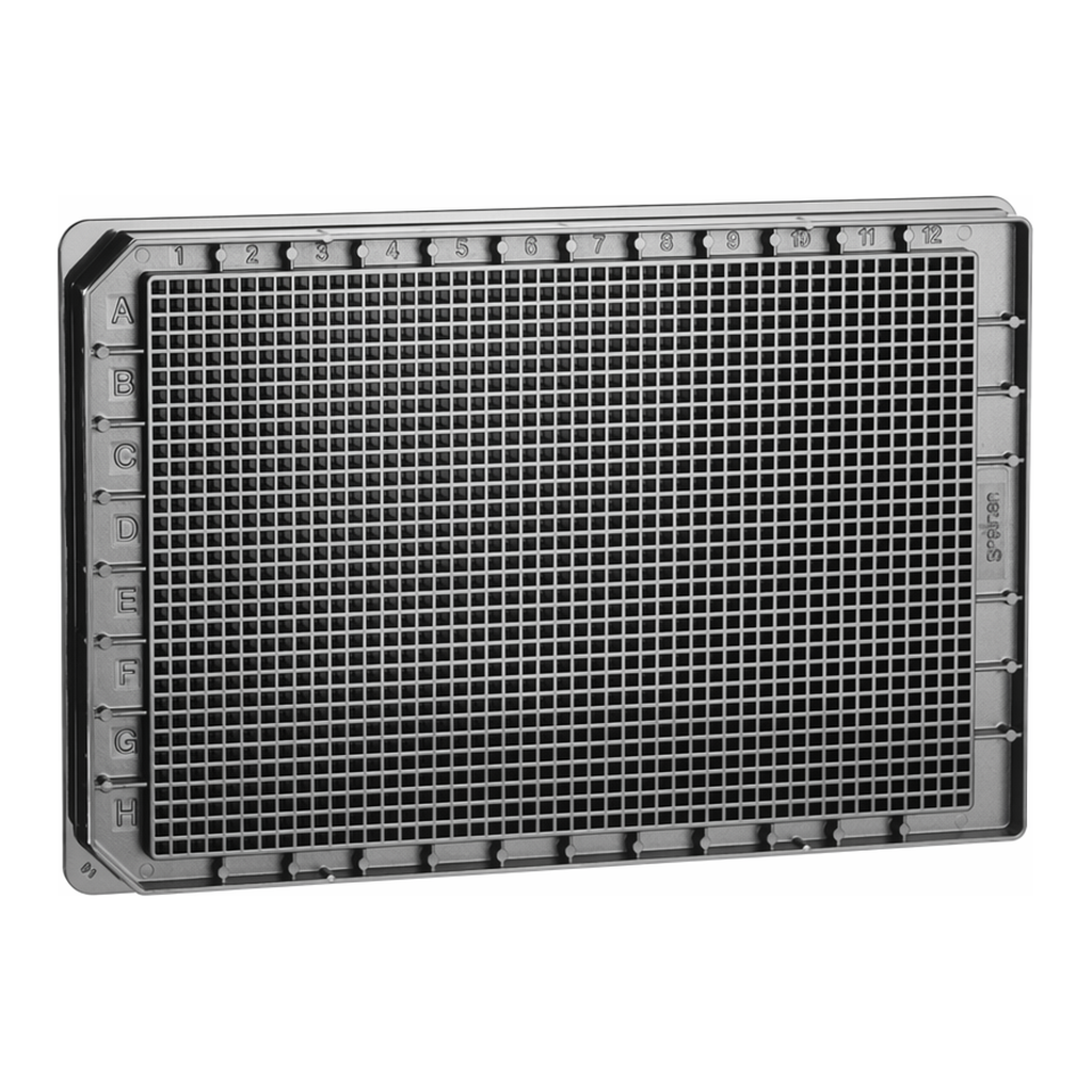 Greiner Bio One CELL CULTURE MICROPLATE, 1536 WELL, PS,F-BOTTOM, HIBASE, BLACK, TC, STERILE, 15 PCS./BAG