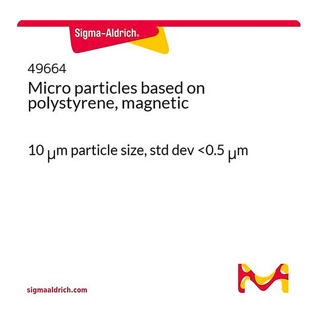 Merck Micro particles based on polystyrene, magnetic