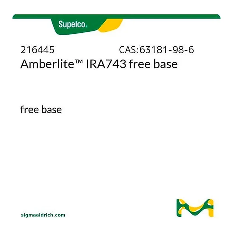 Merck Amberlite(TM) IRA743 free base
