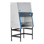 Thermo Fisher Scientific 1500 Series A2 BSC; 6 ft, inc stainless steel interior, manual adjustable height stand, factory installed UV light and one set of armrests. 10in. window, 230V. NSF certified. Korea electrical configuration.