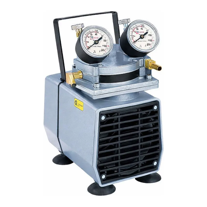 Thermo Fisher Scientific Gast DOA-P504-BN High-Capacity Vacuum Pump, Gauge/Reg, 1.0 cfm/24 in. Hg-60psi/220V