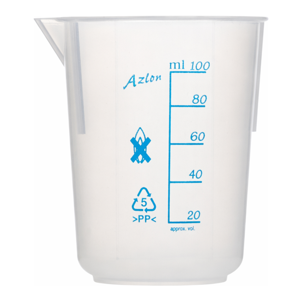 Merck Azlon Tapered Beakers with Printed Graduations