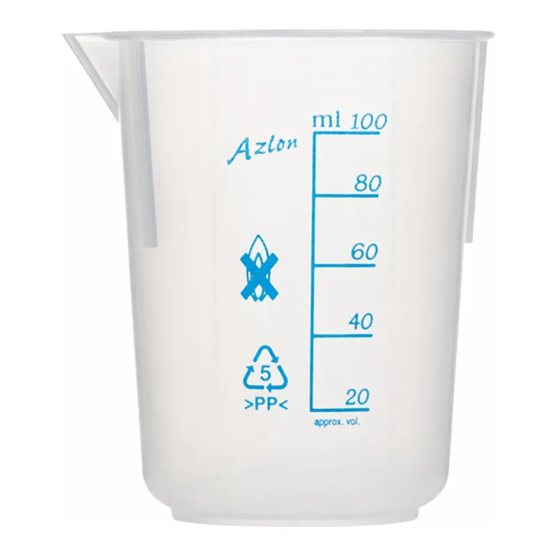 Merck Azlon Tapered Beakers with Printed Graduations
