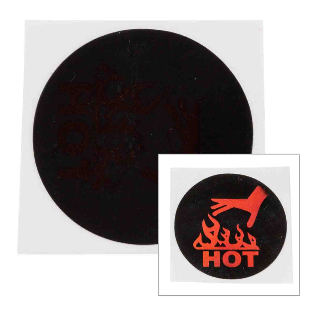 Brady Hot Temperature Indicating Label