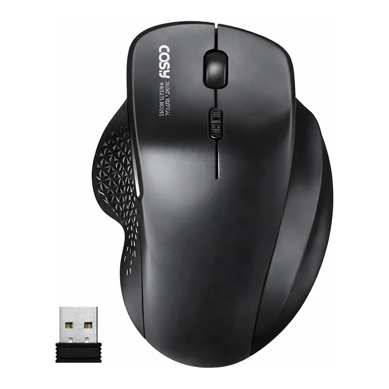 OFFICENEX 무소음 세미 버티컬 무선 마우스(M2154WL/코시)