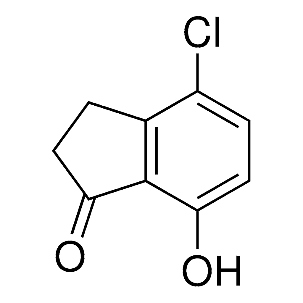 Merck 4-chloro-7-hydroxy-1-indanone