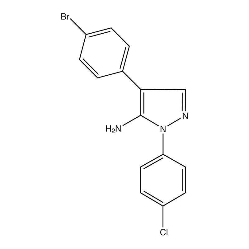 Merck 4-(4-Bromophenyl)-1-(4-chlorophenyl)-1H-pyrazol-5-amine