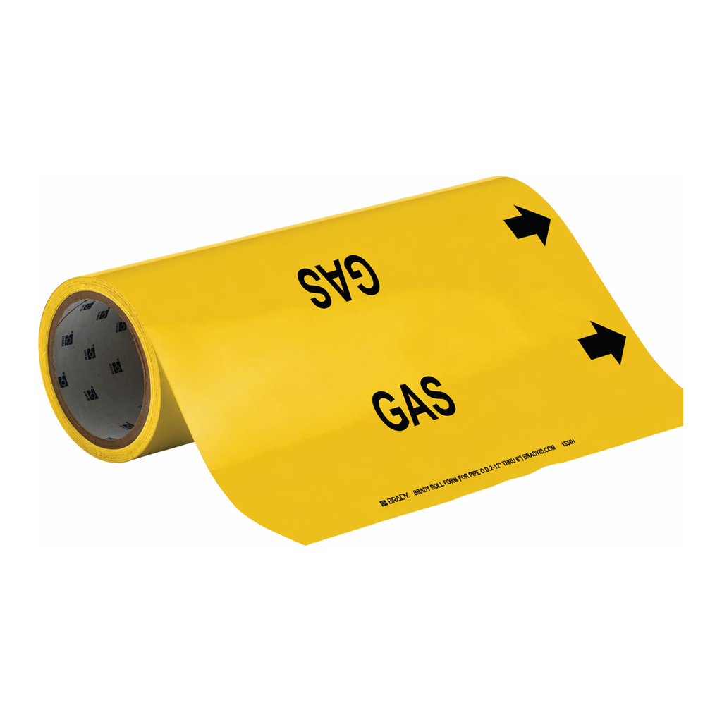 Brady GAS Roll Form Pipe Marker