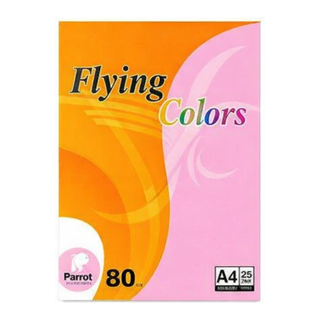 OFFICENEX 플라잉컬러 패럿(P24/A4/ 80g/ 밝은녹색/ 25매/팩/삼원)