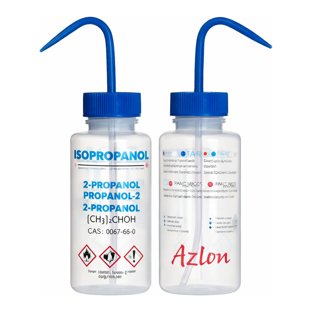 Merck AzlonÂ Multi-Lingual Unvented Wash Bottles