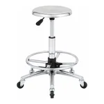 AS ONE 4-467-02 Conductive Chair (Stainless Steel Seating Surface), phi 480 x 455 ~ 610 mm SS-C290R
