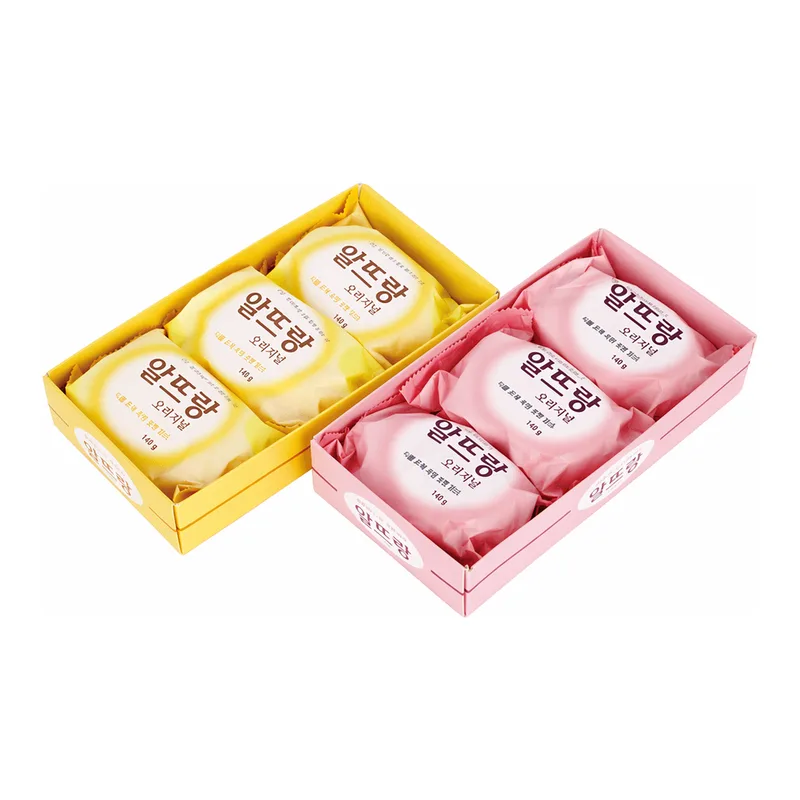 Daihan Science LG Household & Healthcare Antibacterial Soap, Dermatology Tested, 140g×3LG 알뜨랑