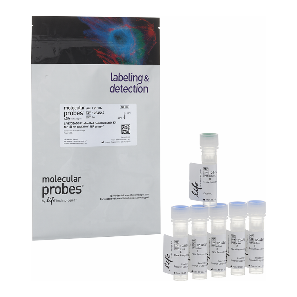 Thermo Fisher Scientific LIVE/DEAD Fixable Red Dead Cell Stain Kit, for 488 nm excitation, 200 Assays