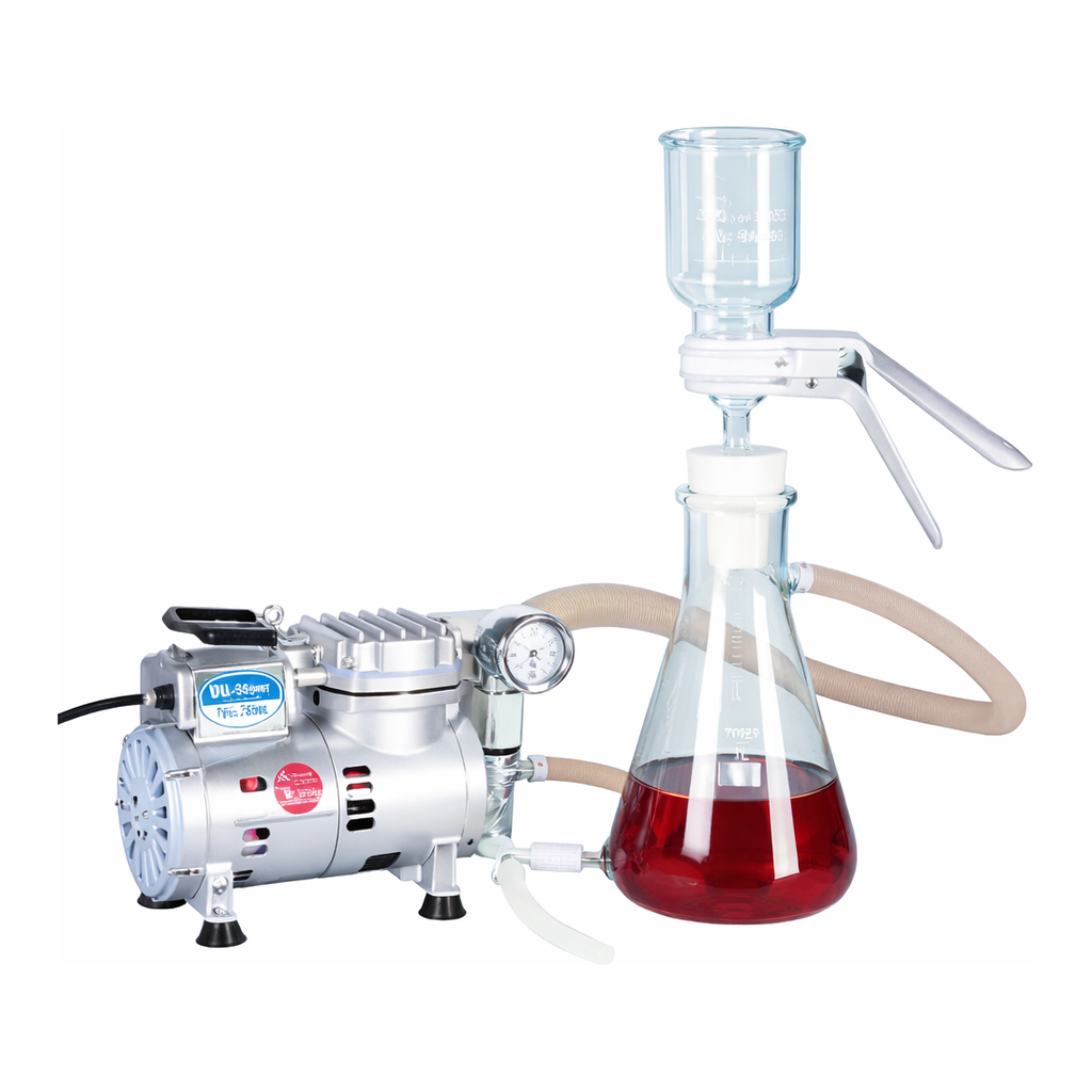 Daihan Science 300㎖/47mm Vacuum Filtration Apparatus Complete Set with Vacuum Pump(105mbar, Oil