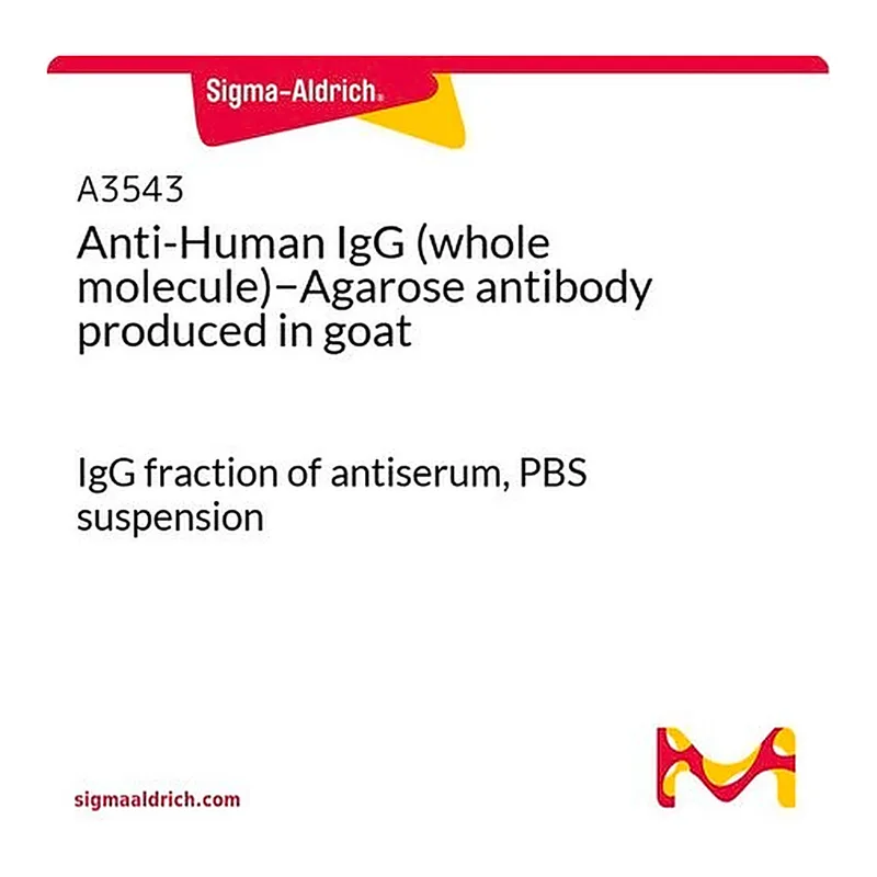 Merck Anti-Human IgG (whole molecule)-Agarose antibody produced in goat