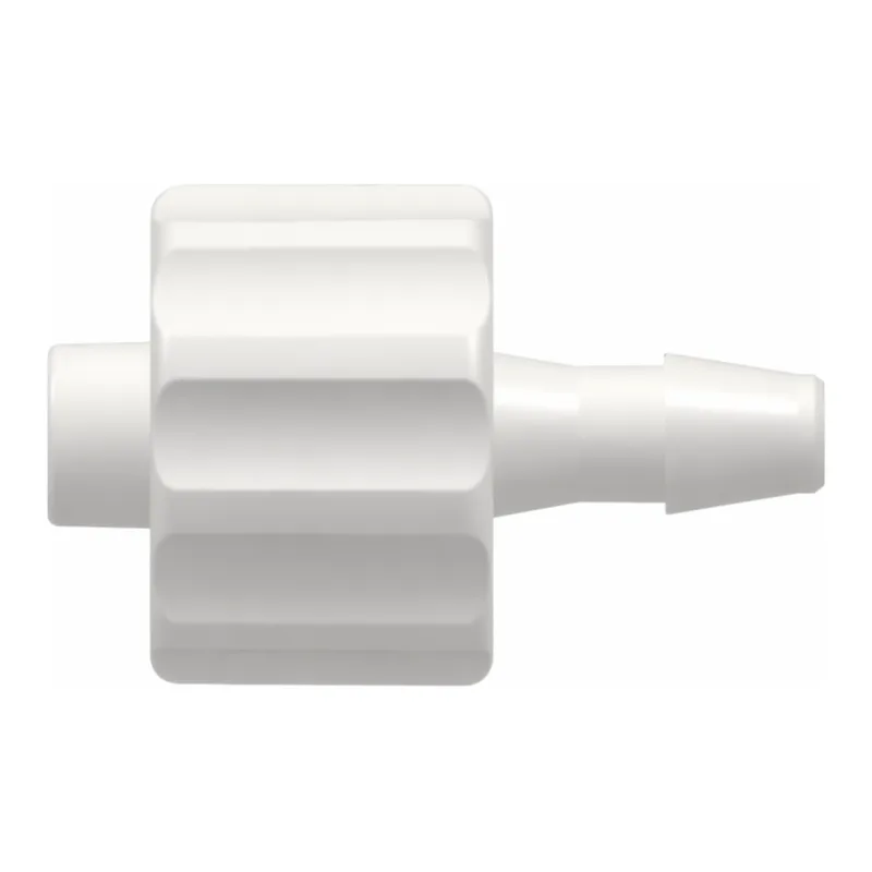 Male Luer Integral Lock Ring to 200 Series Barb, 3/32` (2.4 mm) ID Tubing