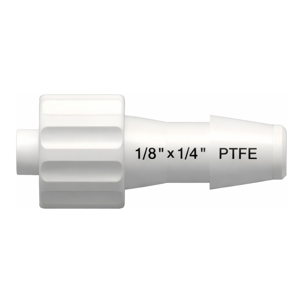 Male Luer Integral Lock Ring to 200 Series Barb, 3/16` (4.8 mm) ID Tubing