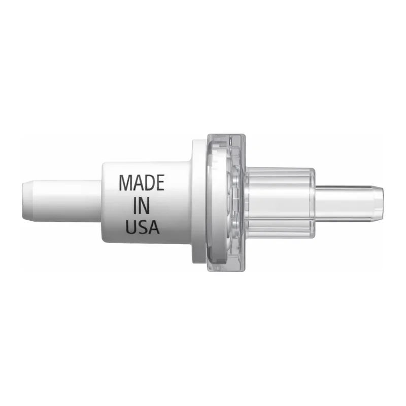 Check Valve, Socket for .118` (3.0 mm) ID x .161` (4.1 mm) OD Tubing x 2