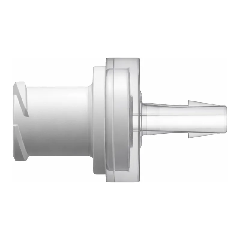 Check Valve, 200 Series Barb, 3/32` (2.4 mm) ID Tubing x Female Luer Thread Style