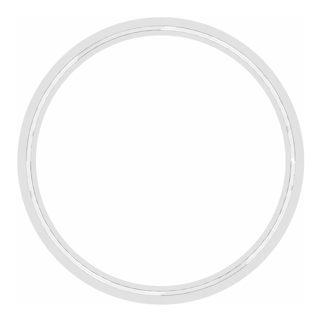 Molded Gasket for 6 inch Flange Fittings, Platinum-Cured Silicone