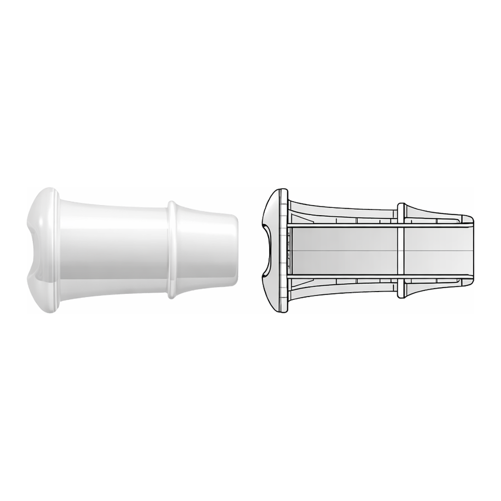 Press-In Plug with 500 Series Barb, 3/8` (9.5 mm) ID tubing