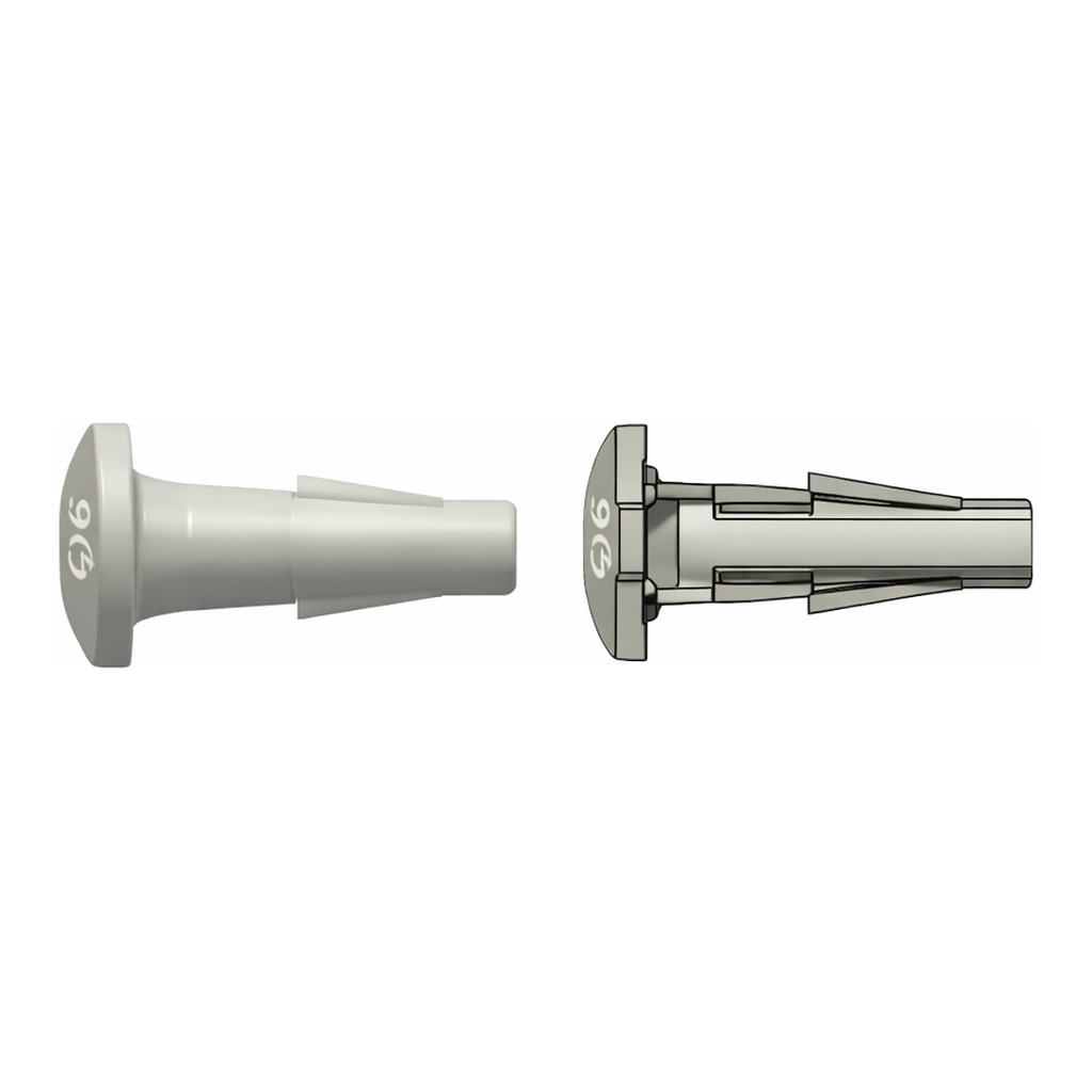 Press-In Plug with Classic Series Barb, 1/8` (3.2 mm) ID Tubing
