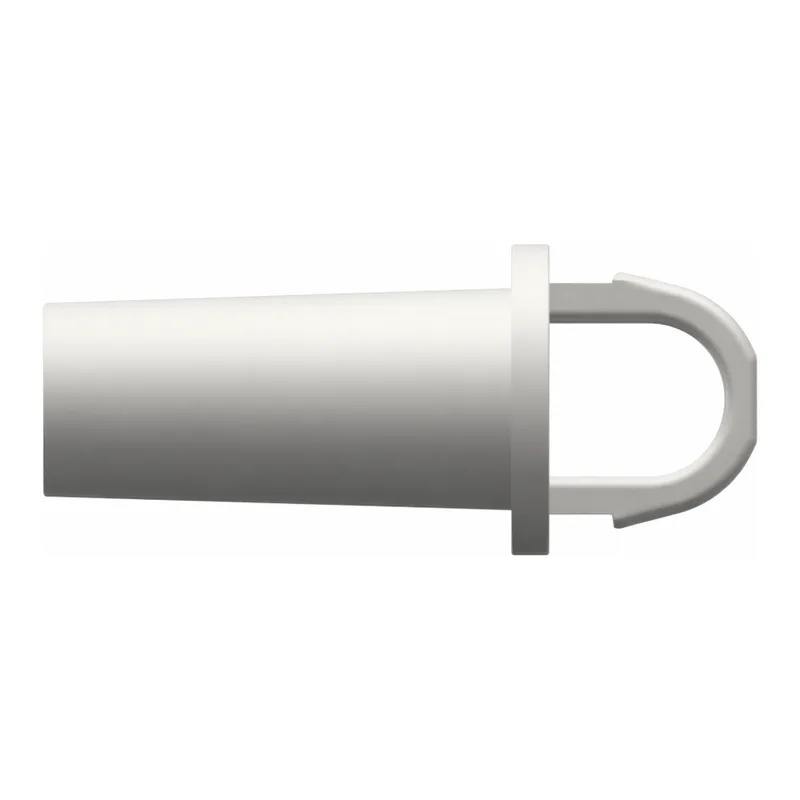 Male Luer Plug, Closed at Tether Loop (May be used with separate stationary lock ring; MLLR)
