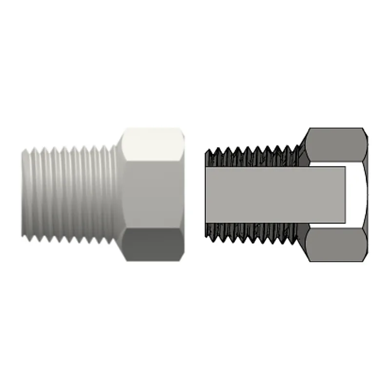 1/8-27 NPT Thread Plug with 7/16` Hex