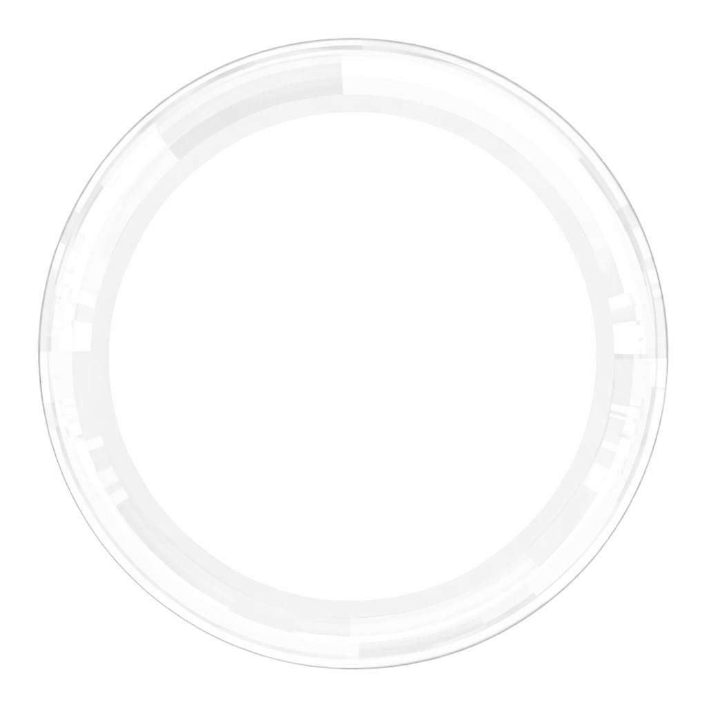 Molded Gasket for Mini Flange SFMN Series Fittings, 0.75 inch, Platinum-Cured Silicone