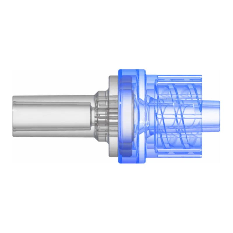 Check Valve, Pocket for .122` (3.1 mm) OD Tubing to Male Locking Luer