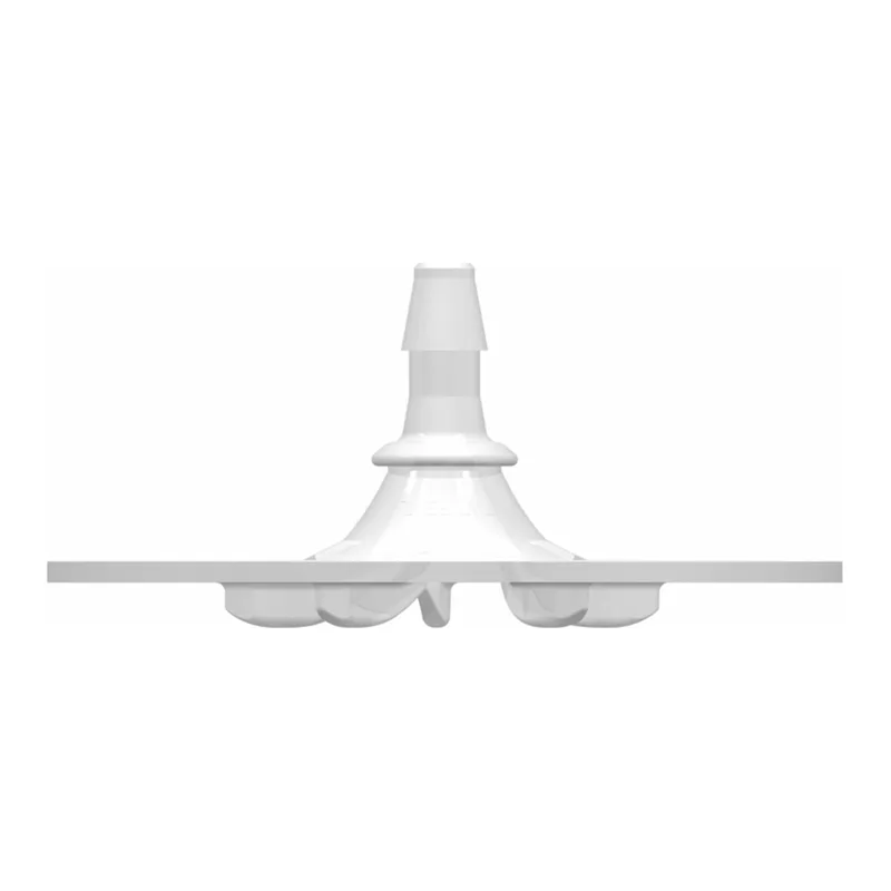 Bag Port with 600 Series Barb, 1/8` (3.2 mm) Tubing ID, USP Class VI, Animal-free Polyethylene