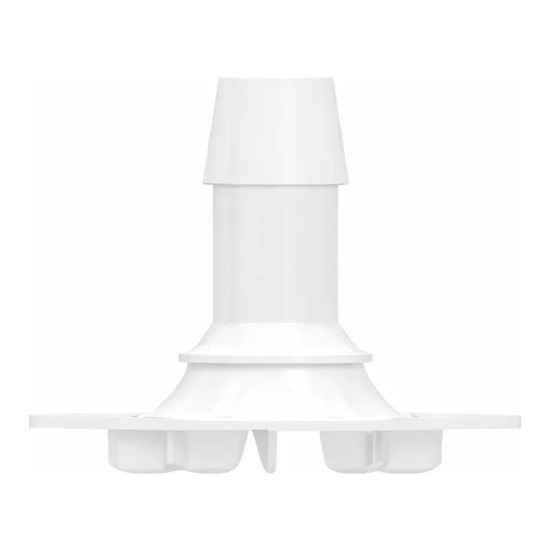 Bag Port with 600 Series Barb, 3/8` (9.5 mm) Tubing ID, USP Class VI, Animal-free Polyethylene