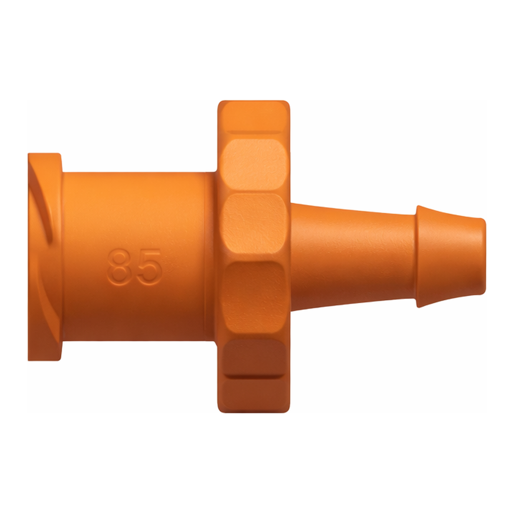 Female Luer Thread Style to 500 Series Barb, 3/32` (2.4 mm) ID Tubing