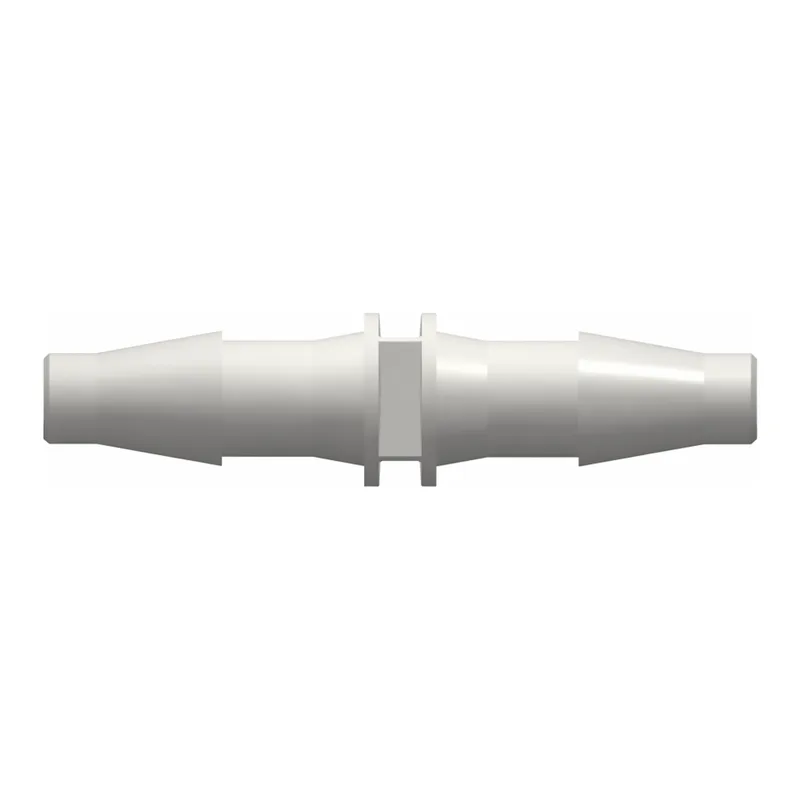 Straight Through Tube Fitting with Classic Series Barbs, 5/32` (4.0 mm) ID Tubing