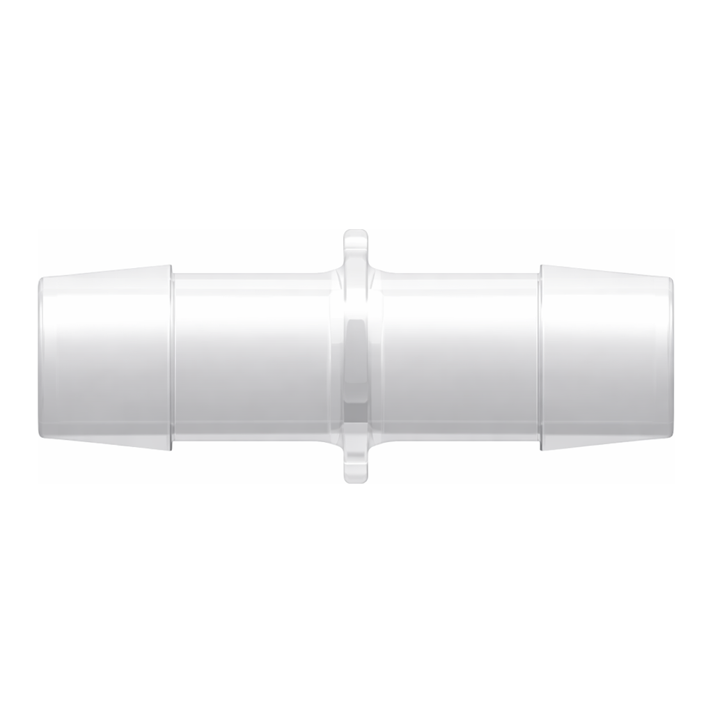 Straight Through Tube Fitting with 600 Series Barbs, 1` (25.4 mm) ID Tubing