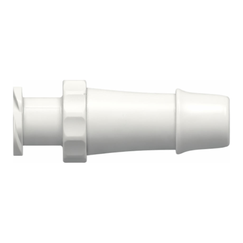 Female Luer Thread Style to 500 Series Barb, 1/4` (6.4 mm) ID Tubing