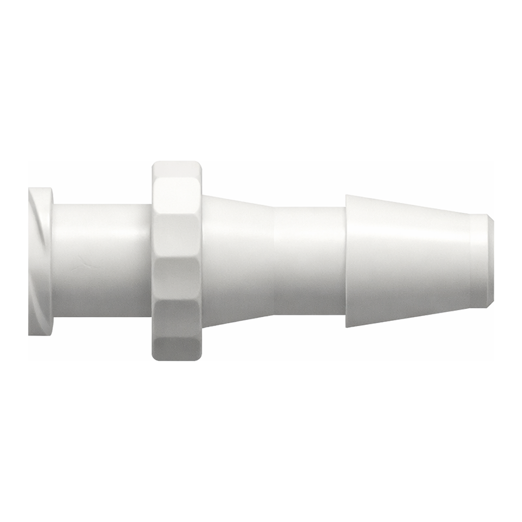 Female Luer Thread Style to 200 Series Barb, 3/16` (4.8 mm) ID Tubing
