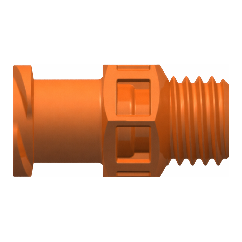 Female Luer Thread Style with 5/16` Hex to 1/4-28 UNF Thread