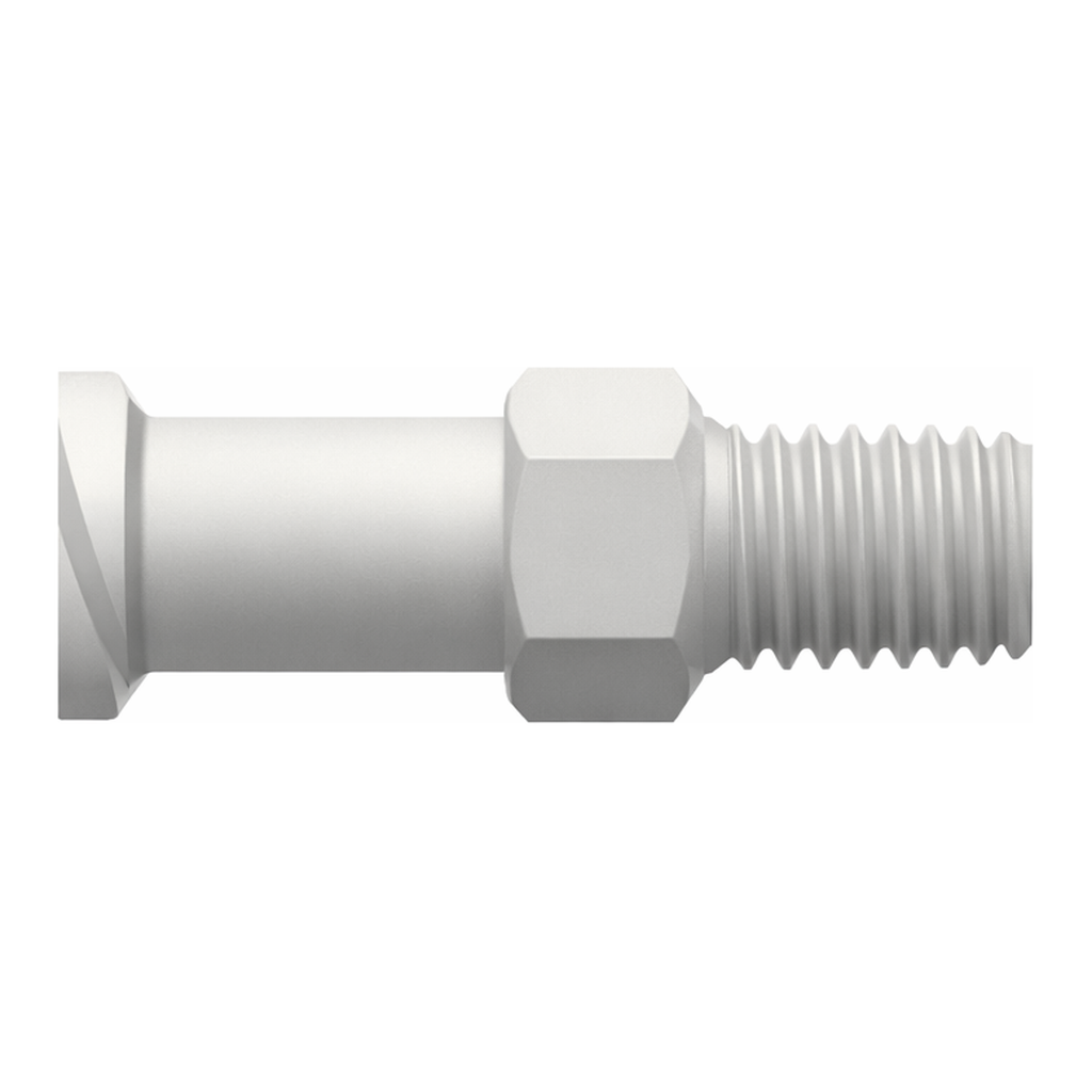 Female Luer Thread Style with 1/4` Hex to 10-32 Special Tapered Thread