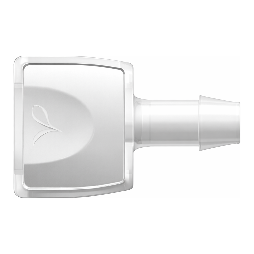 RQC Series Female Open Flow Connector, 600 Series Barb, 1/4` (6.4 mm) ID Tubing