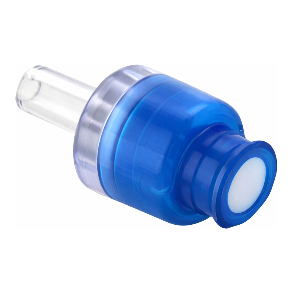 Needlefree Valve, Bondable, Blue Cap