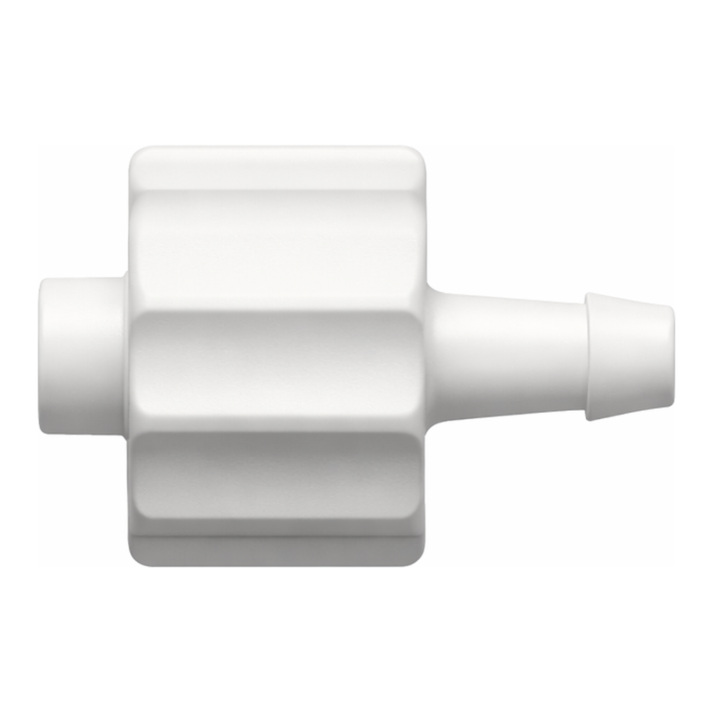 Male Luer Integral Lock Ring to 500 Series Barb, 3/32` (2.4 mm) ID Tubing