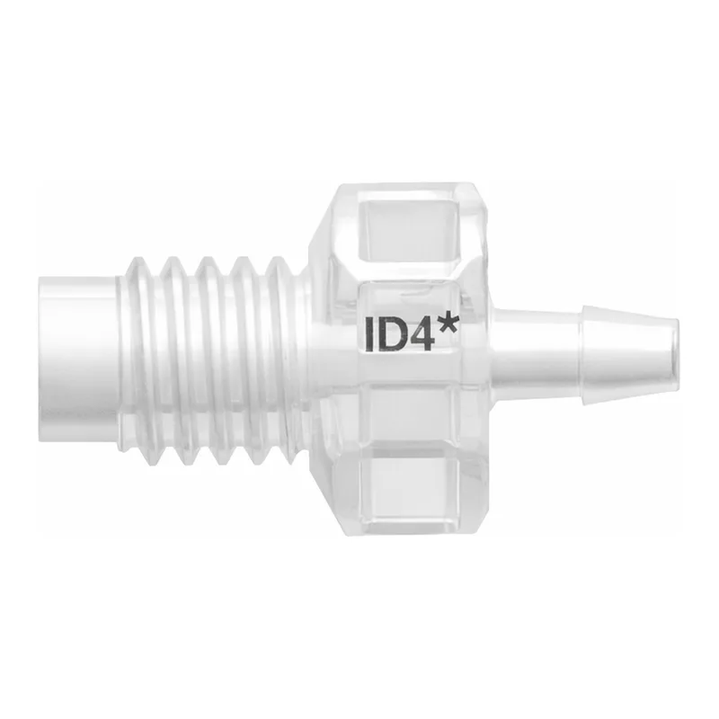 M6x1 Thread with 5/16` Hex to 200 Series Barb, 1/16` (1.6 mm) ID Tubing
