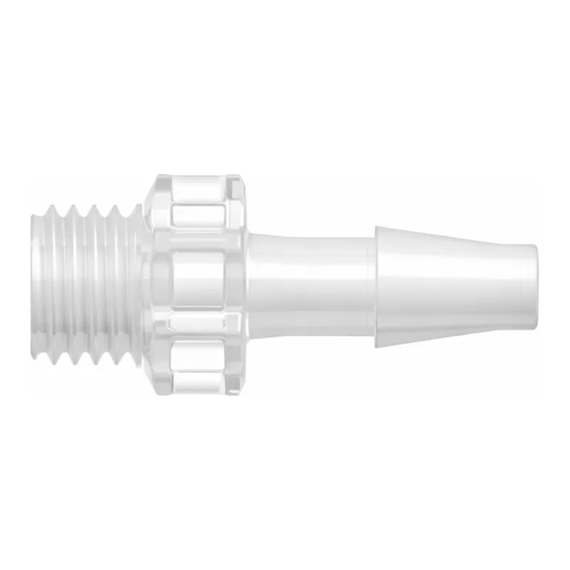 1/4-28 UNF Thread with 5/16` Hex to Classic Series Barb, 1/8` (3.2 mm) ID Tubing