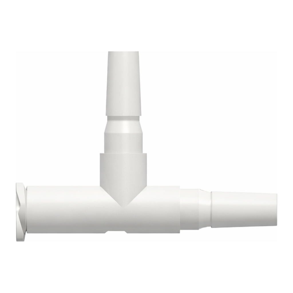 Male Luer (2) to Female Luer Thread Style Tee