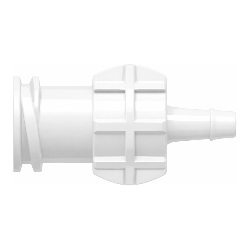 Female Taper Seal Non-Luer Connector to 500 Series Barb, 3/32` (2.4 mm) ID Tubing