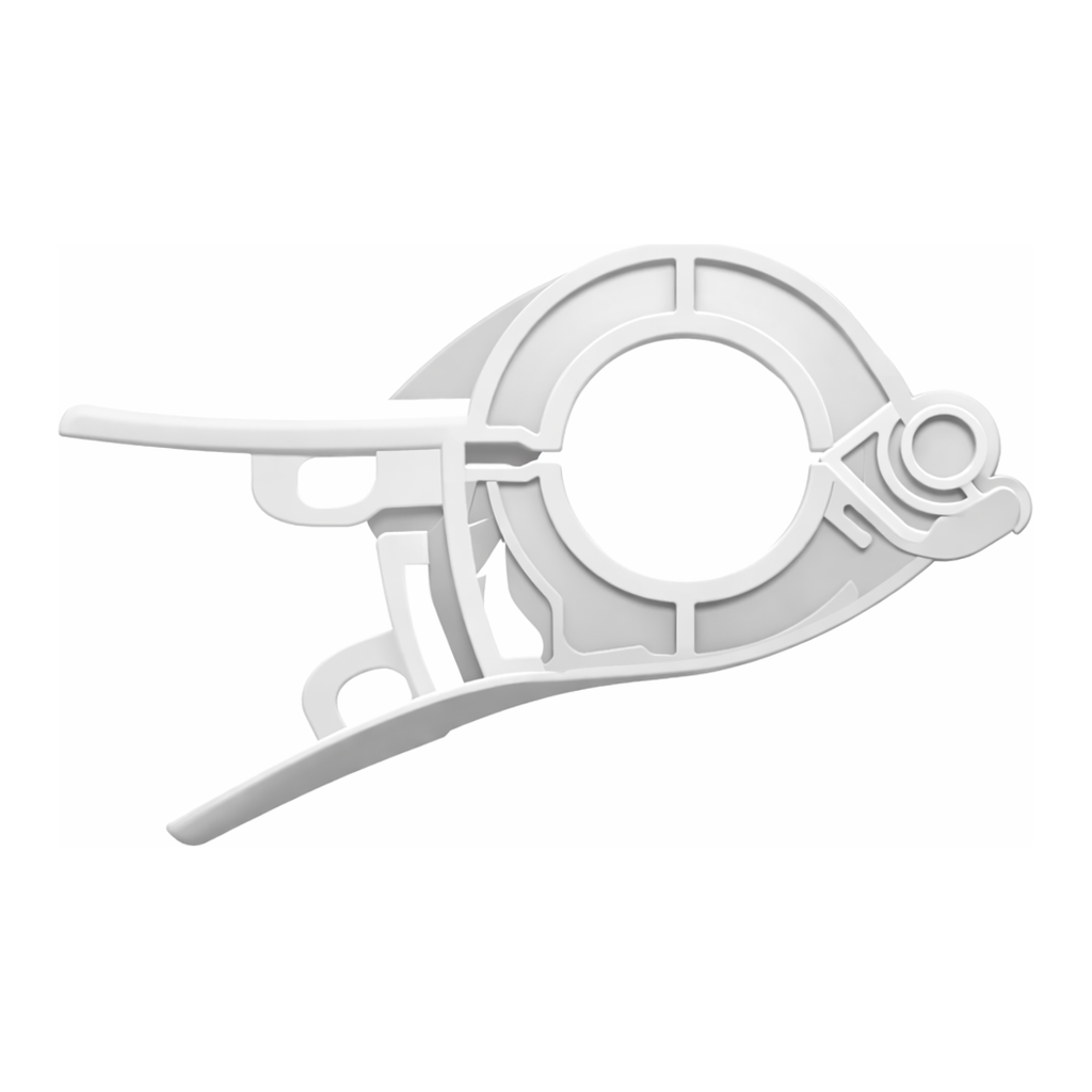 PharmaLok™ Single-Use Series Clamp, Hygienic Union TC Version 1 to 1.5`, Glass Reinforced White Nylon