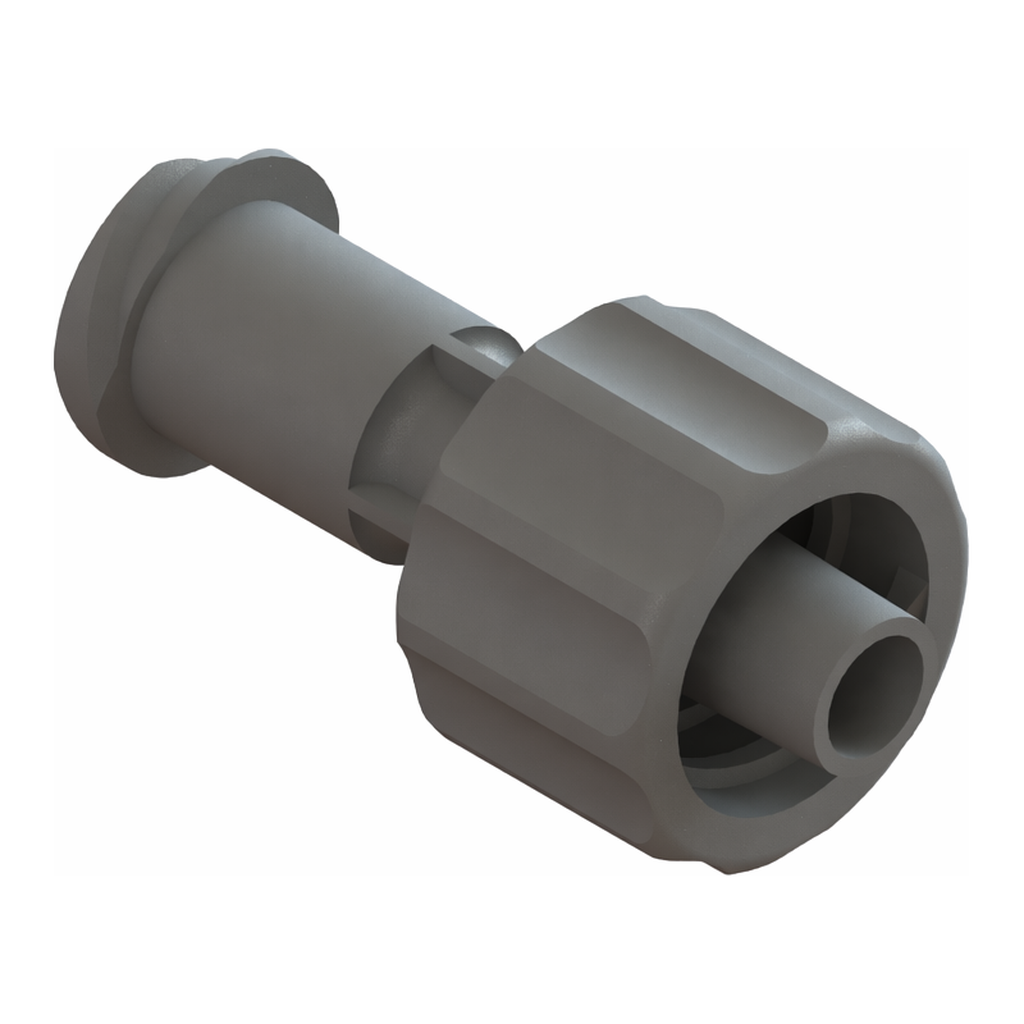 Male Luer Integral Lock Ring to Female Luer Thread Style Extended Coupler