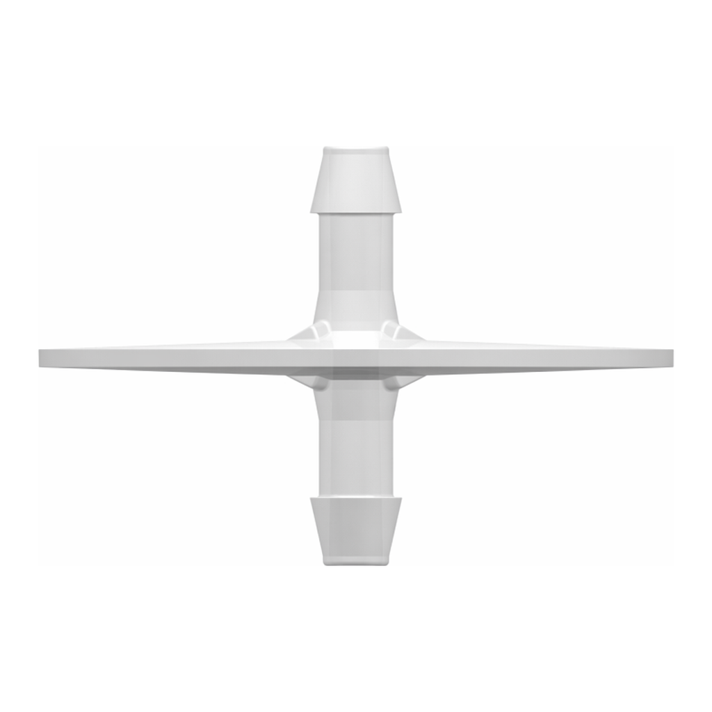 Dip Tube (Opposable Barbs) with two 600 Series Barbs, 3/16` (4.8 mm) Tubing ID, USP Class VI, Animal-free Polyethylene